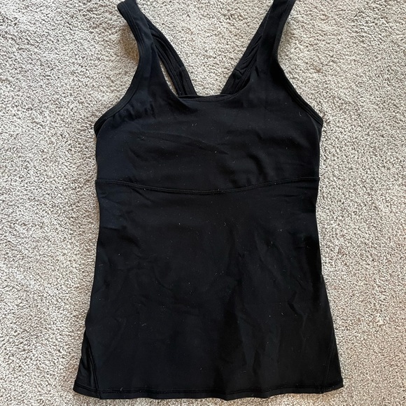 lululemon - black racerback tank - Picture 6 of 7